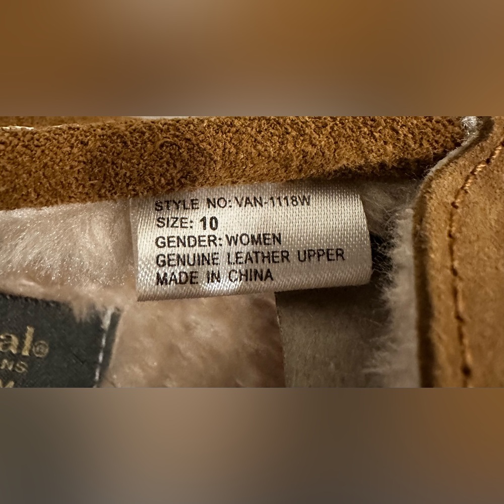 New Natural Reflections Elite 2 Chestnut Tan Slippers Women Size 10 - Picture 3 of 6
